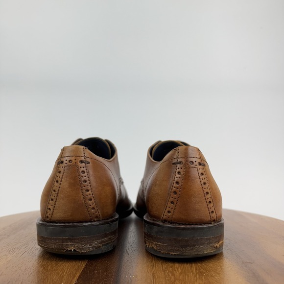 Mens Cole Haan Carnegie Cap Toe Oxford Derby Brown Leather Dress Shoes Size 10 M Mens Cole Haan Carnegie Cap Toe Oxford Derby Brown Leather Dress Shoes Size 10 M